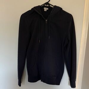 L.L. Bean Navy Hoodie with Zipper, excellent condition!